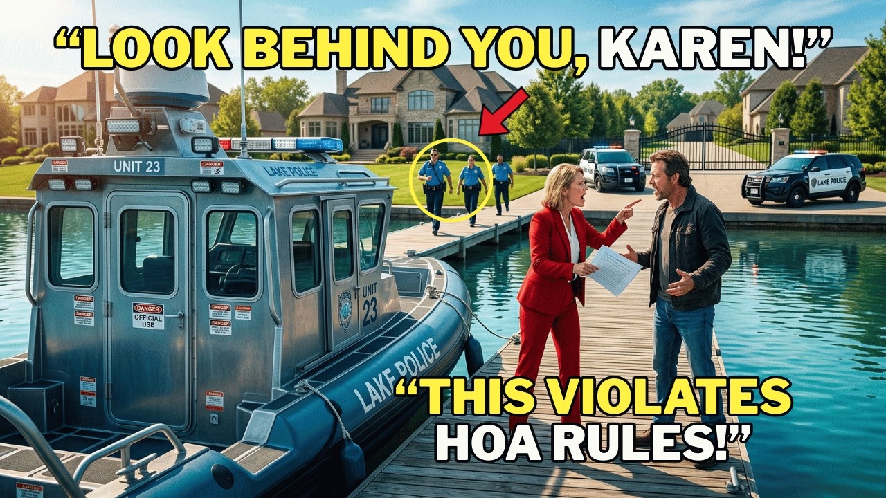 HOA Karen Vandalized My Navy Patrol Boat — Minutes Later Shore Patrol Knocked on Her Door