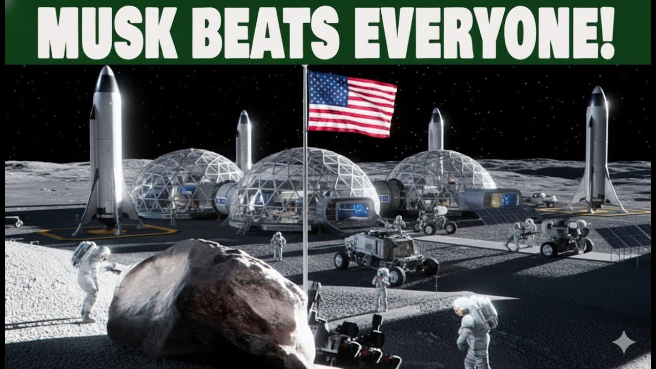 SpaceX’s Alpha Moonbase Move That Could Leave NASA and China Behind