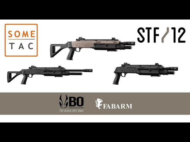 fabarm stf12 18歳以上用競技向けエアーコッキングショットガン BO FABARM STF12 エアコッキングショットガン 3発同時発射 - YouTube