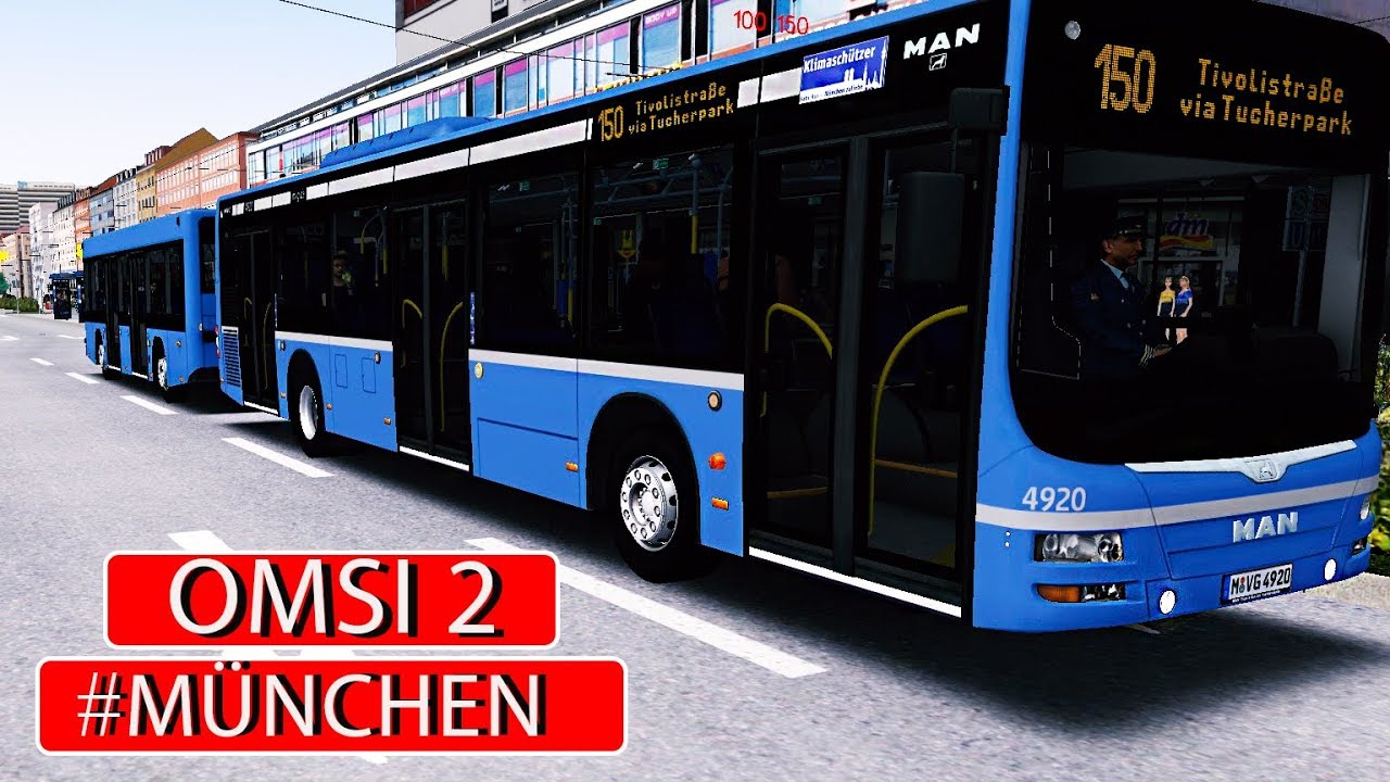 OMSI 2 MÜNCHEN CITY : Unterwegs mit dem Buszug auf der Linie 150 | BUS-SIMULATOR