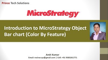 MicroStrategy Tutorial | MicroStrategy Object - Color By Feature  (Part-6 of 60)