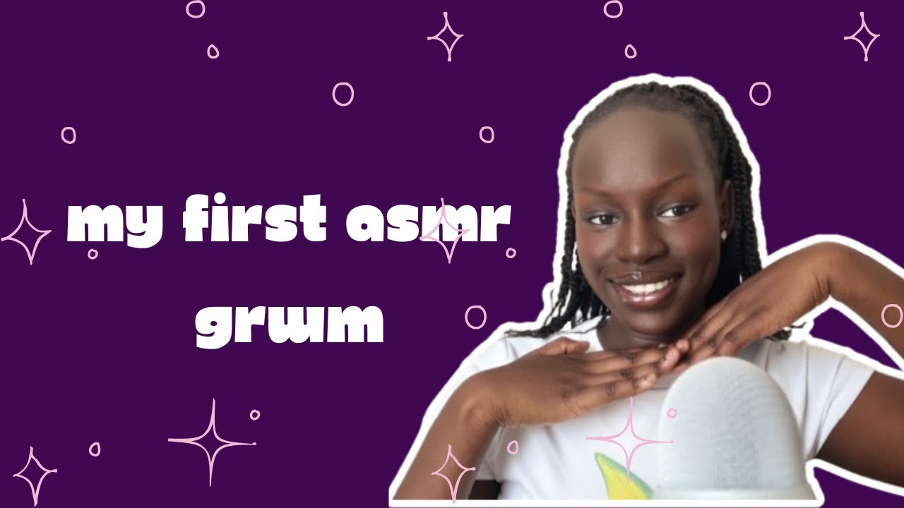 ASMR | GRWM 💅🏾💄 *whispered, brush sounds, lid sounds, tapping