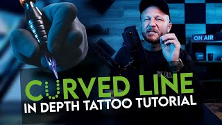 How To Tattoo A Curved Line