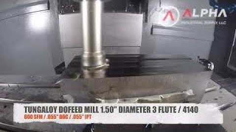 CNC machining / High feed milling - HD 1080p