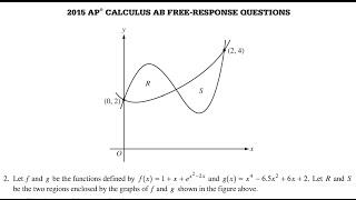 2015 ap calculus ab free response question 2