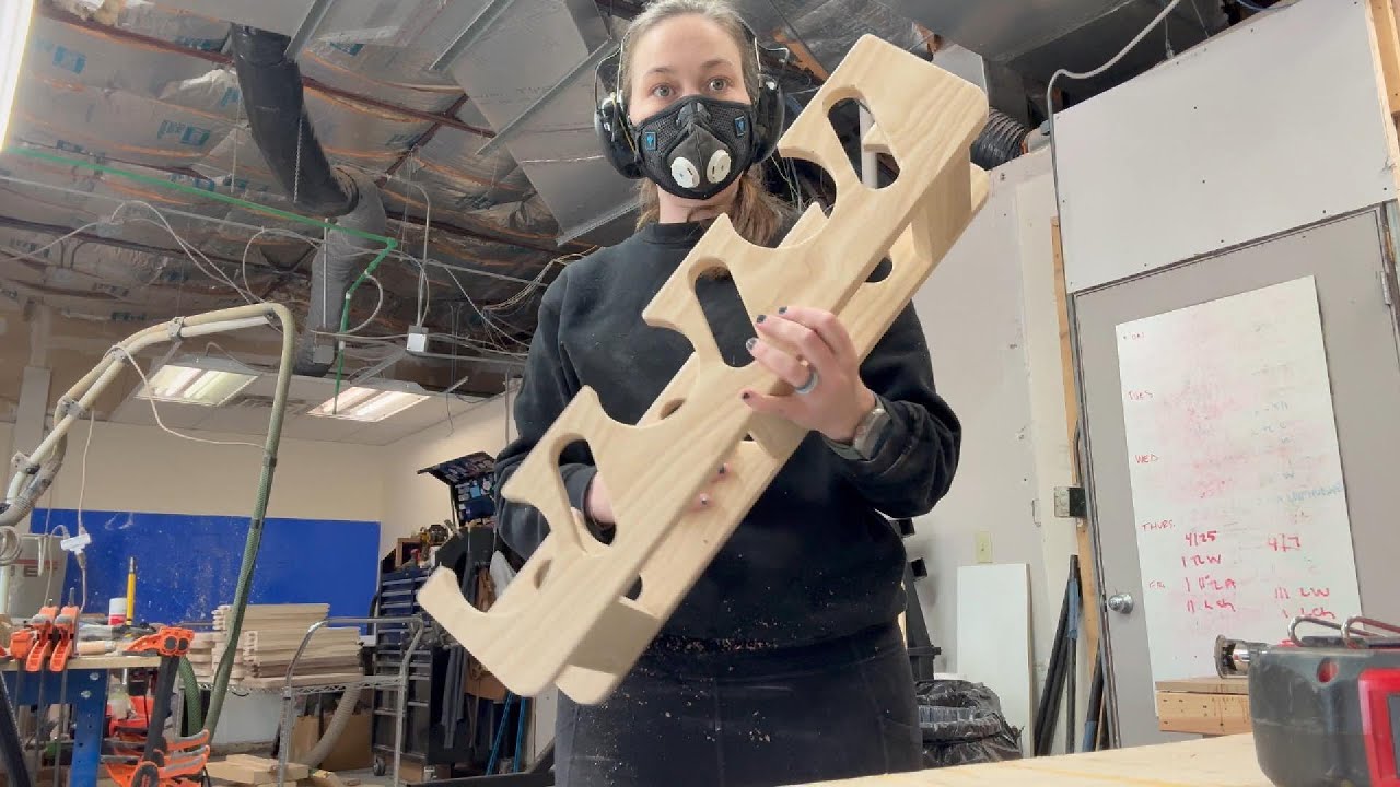 Making a Modern Wine Rack with the CNC | Full Build with Tips for Beginners