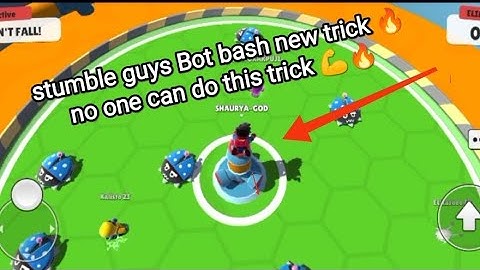 new Bot bash map trick no one can do this trick 🔥🔥 #stumbleguysgameplay  #stumble