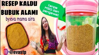 Cara membuat kaldu ayam bubuk non MSG. 