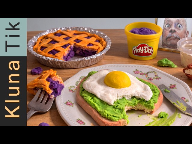 Eating Play-Doh Food for 45 Minutes (Fake Food ASMR Mega Compilation)