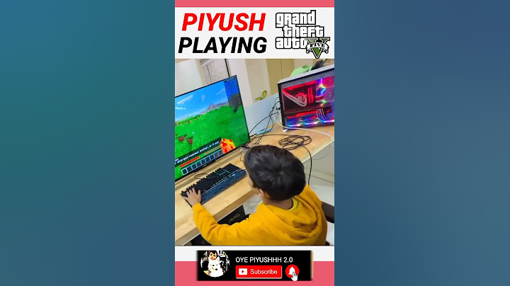 Piyush Playing gta 5 | Piyush gameplay videos | #shorts #ytshorts #piyush #piyushgaming