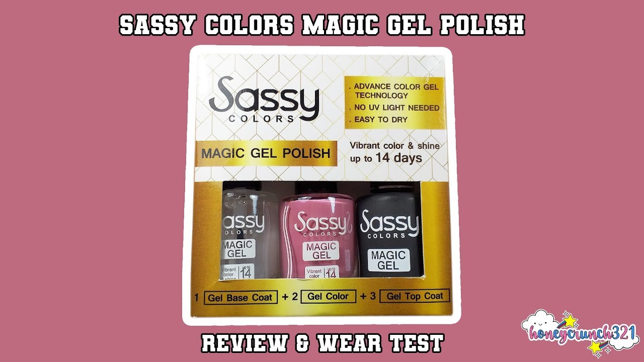 Sassy Colors Magic Gel Polish Set Review & Wear Test | honeycrunch321