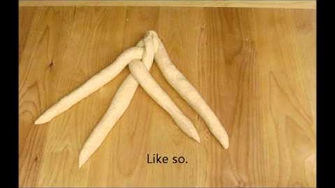 How to Braid a High 4-Strand Challah