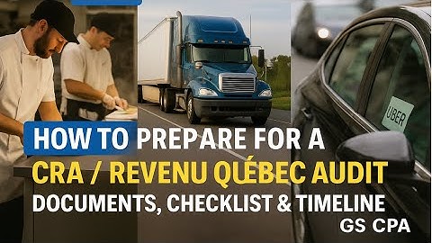 How to Prepare for a CRA / Revenu Québec Audit | Explained Simply by GS CPA