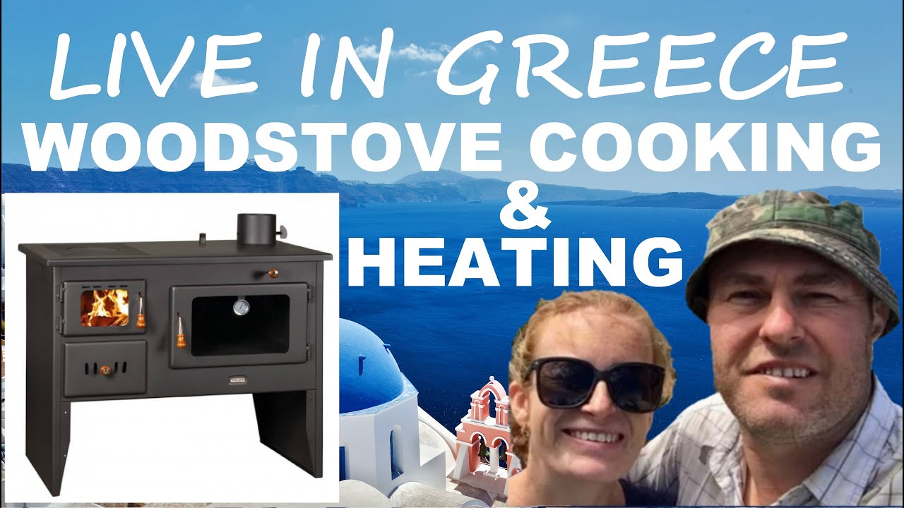 WOOD STOVE COOKING (u0026 CENTRAL HEATING) on the Prity wood-burning stove -  Living in Greece - 2023 - YouTube