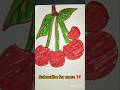 How to draw cheery easy drawing🍒#drawing #trending #easydrawing