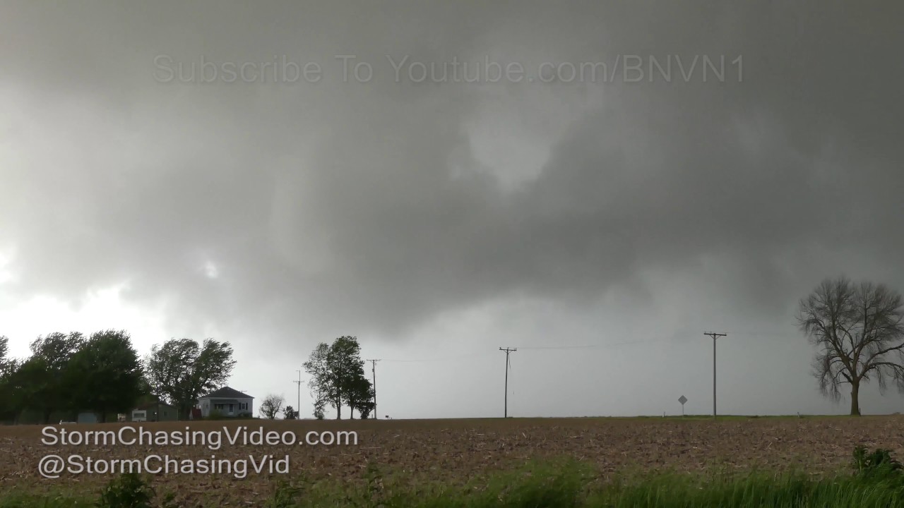 Dixon & Stearling, IL Severe Thunderstorm B-Roll - 5/17/2017