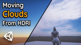 Moving Clouds in HDRP using distortion