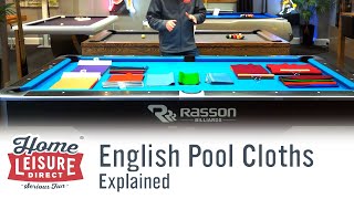 English Pool Table Cloth Options Explained