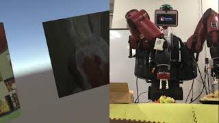 Tele-Baxter: Teleoperation of Baxter using Oculus Controller