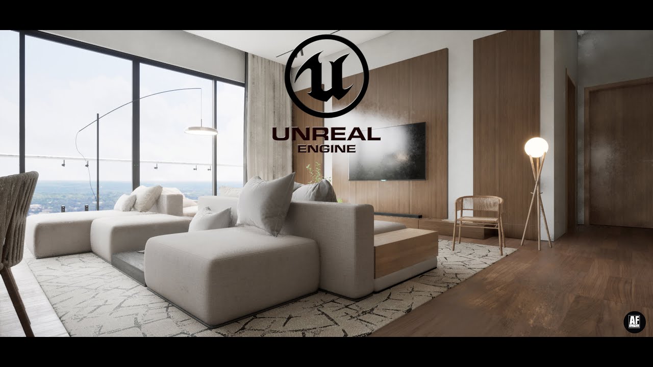 Walkthrough, Unreal Engine 5 Interior Project 4k - YouTube