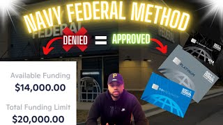 NAVY FEDERAL Method: $50,000 Approvals & Never Denied 💳 | Credit Hack