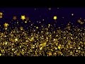 Shimmering Gold Stars - Free Stock Video Background Loop