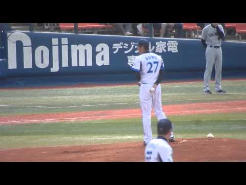 久保康友(横浜DeNA)初球 2014年9月15日