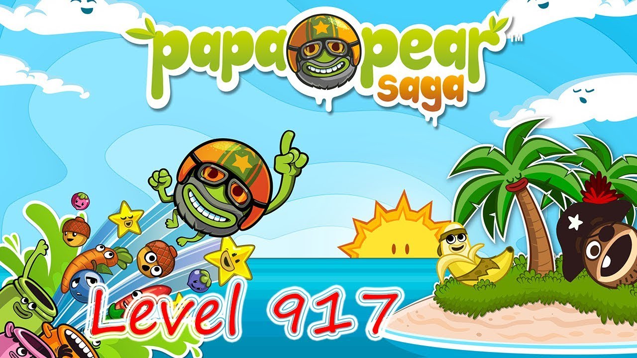 Papa Pear Saga Level 917 (NO BOOSTERS)