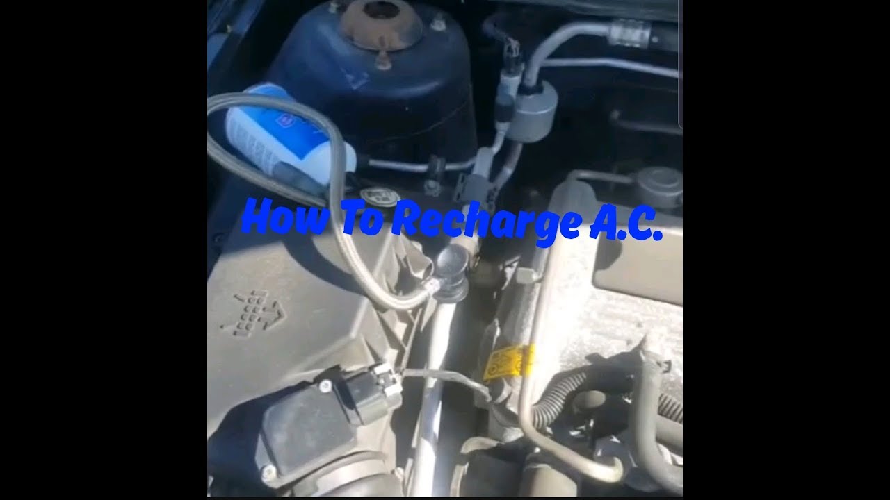 How To Recharge Ac In a 2005 Chevy Malibu - YouTube