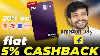 Zet Credit Card with New Benefits | 5% Flat Cashback on Amazon, Flipkart