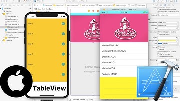 IOS App Development with Objective-C Tutorial - 12 | Create a Simple Table View in Urdu/Hindi