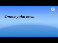 DAMU YAKO MWANA WA MUNGU WORSHIP SONG ( LYRICS)