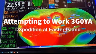 Working Split Frequency: Attempting to work the 3G0YA Easter Island DXpedition #cw #split #frequency