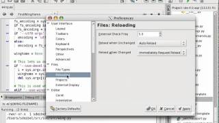 Auto-reload in Wing IDE