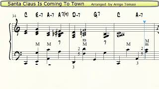 Santa Claus Is Coming To Town - Jazz Accordion Sheet Music chords