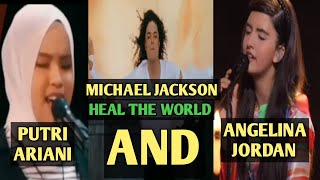 Putri Ariani and Angelina Jordan - Heal The World Michael Jackson (Cover) - 2 Musisi Great Female