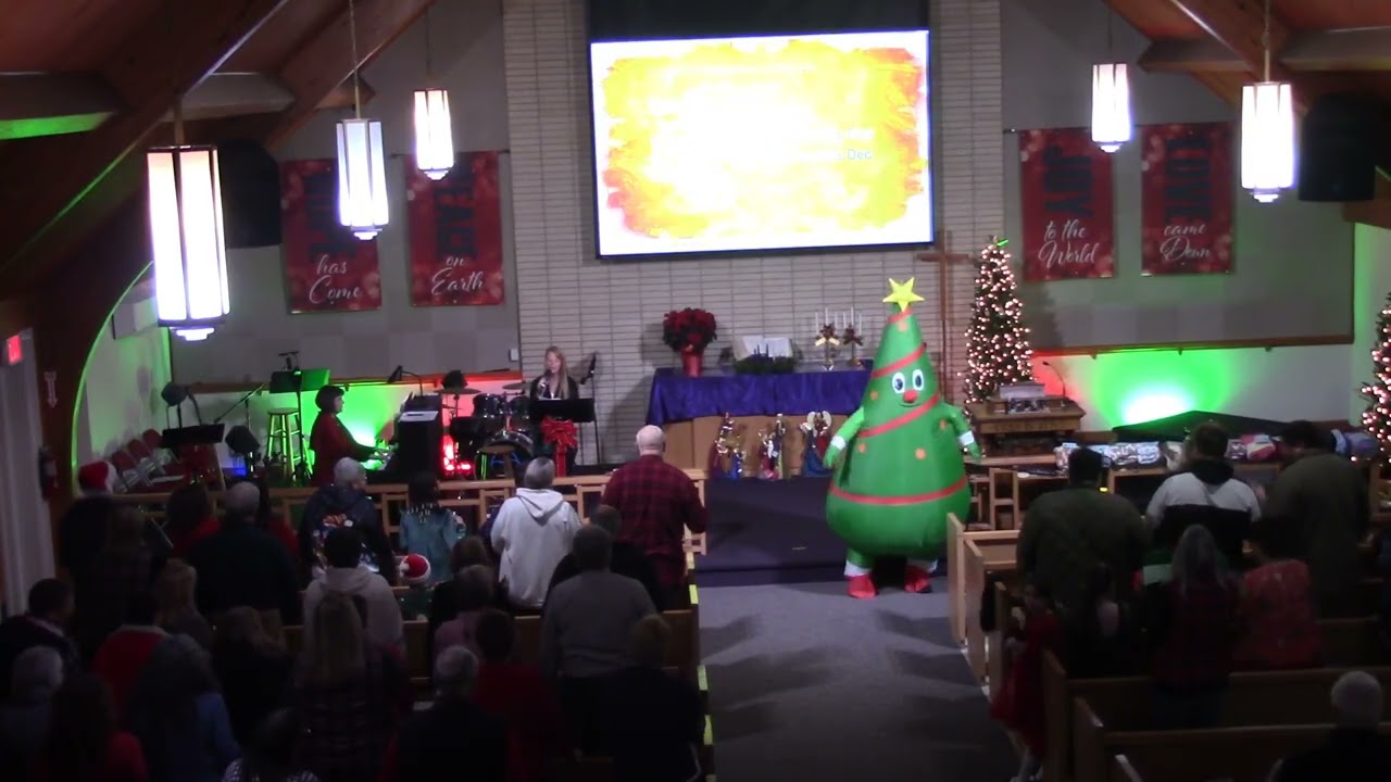 Church Christmas sing along