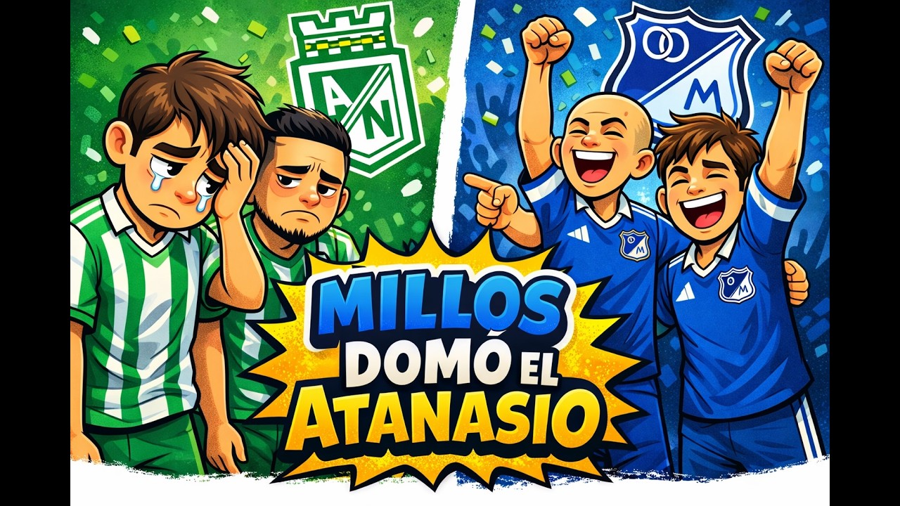 🔥🚨¡3-1! MILLONARIOS DESTROZA a Nacional en Medellín...Clasificación ÉPICA a Sudamericana🔥🚨