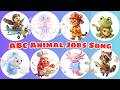 ABC Animals &amp; Jobs Song A–Z | Animal Sounds &amp; Occupations for Kids | Learn Alphabet Fun 🐾🎶