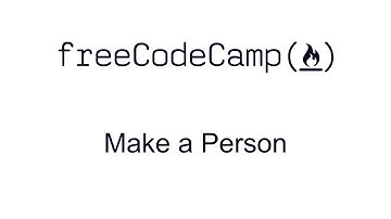 Make a Person - Intermediate Algorithm Scripting - Free Code Camp