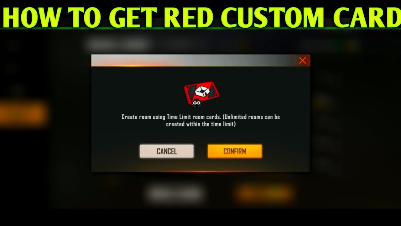 HOW TO GET RED CUSTOM CARD || RED CUSTOM KAISE MILEGA