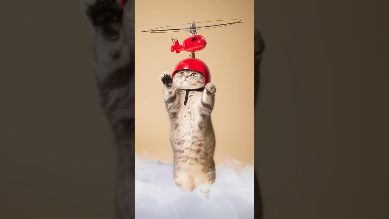 My cat stole a helicopter (and this is not a joke)🔥😂 