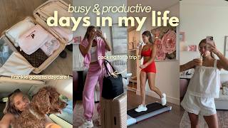 VLOG: vacation prepping + packing, frankie goes to daycare, + austin influencer events!