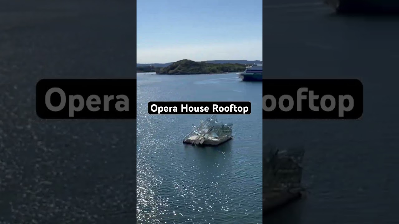 Oslo Opera House Rooftop View 🇳🇴✨ | MUNCH Museum Across the Fjord