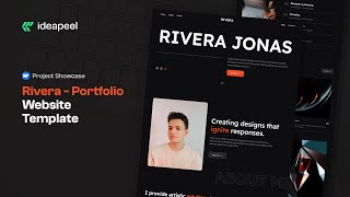 Webflow Template | Rivera - Portfolio Webflow Template | Project Showcase