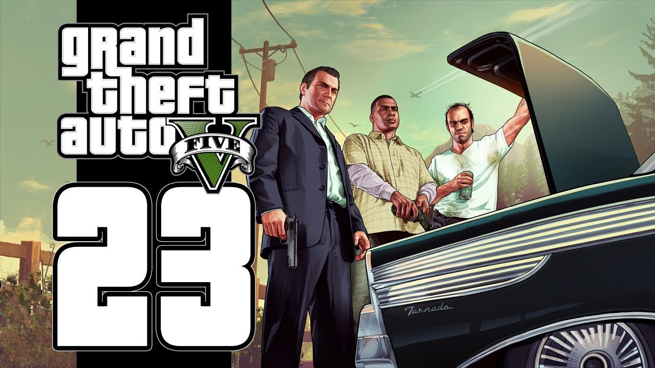 Let's Play GTA V - episode 23 - Back To Grove Street!