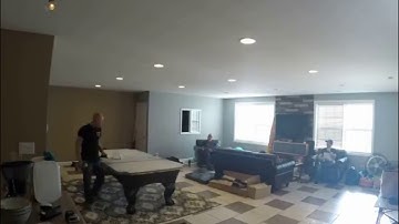 Pool Table Installation