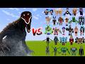 BloodBath Godzilla vs All Minecraft Bosses - Minecraft Mob Battle