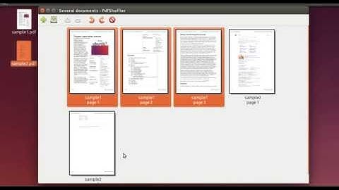 how to combine pdf files in Ubuntu