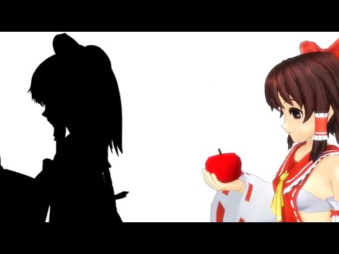 【BadApple!!】本家とMMD比較してみた/Comparison between the head family and MMD